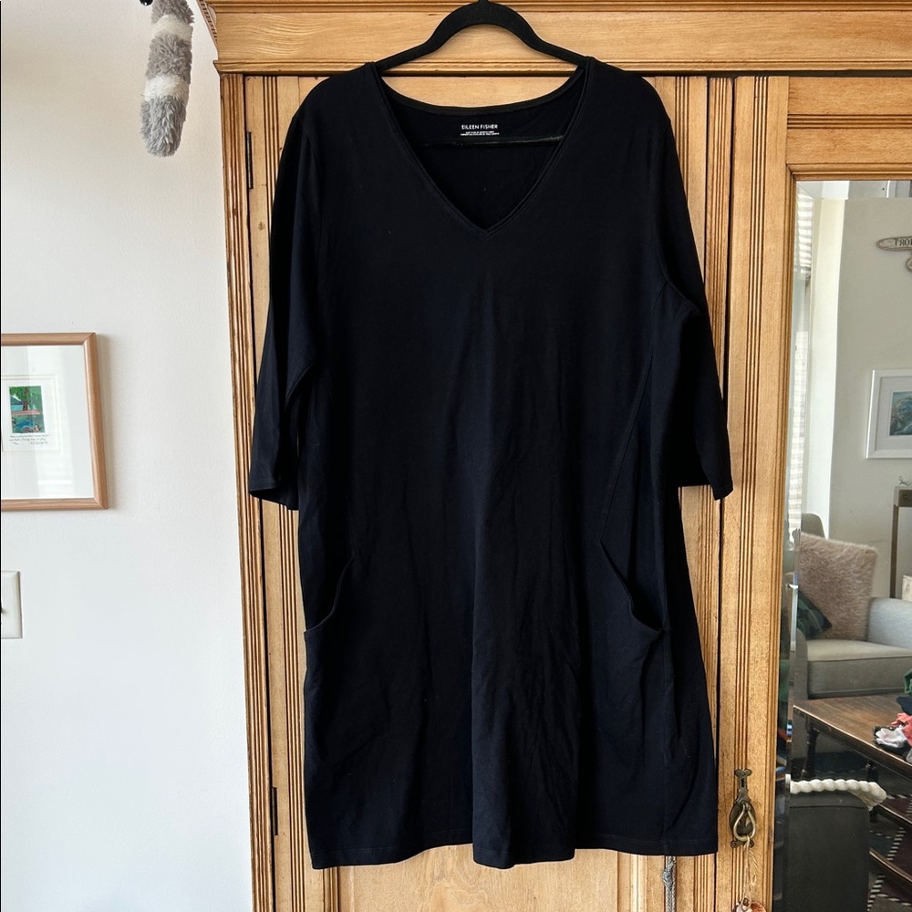 Eileen Fisher Black dress XL